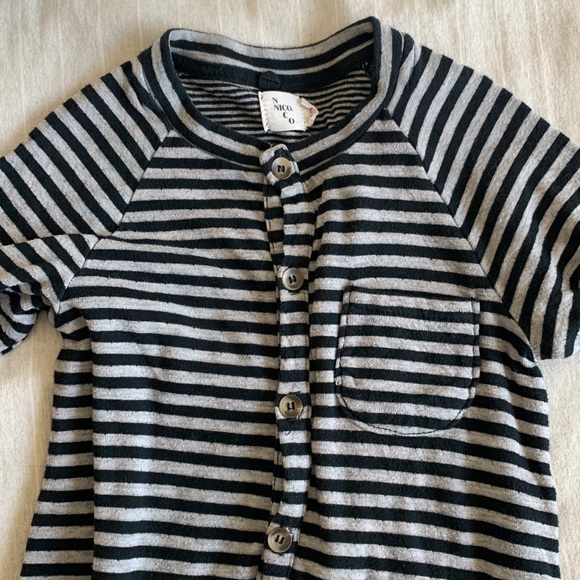 Nico Nico Striped Romper - Picture 3 of 4